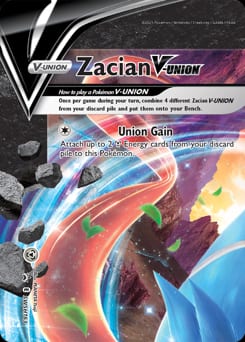 SWSH Black Star Promos Zacian V-UNION #SWSH163 card