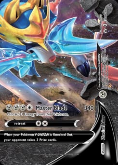 SWSH Black Star Promos Zacian V-UNION #SWSH166 card