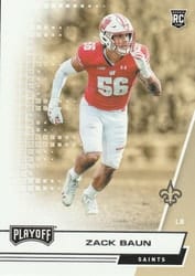 2020 Panini Playoff Base Set Zack Baun #296 card
