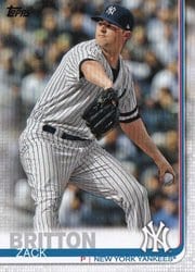 2019 Topps Update Base Set Zack Britton #US214 card