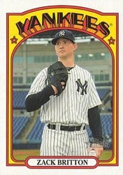 2021 Topps Heritage Base Set Zack Britton #494 card