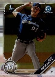 2019 Bowman Chrome Prospects Zack Brown #BCP-152 card