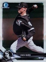 2018 Bowman Chrome Prospects Zack Burdi #BCP224 card