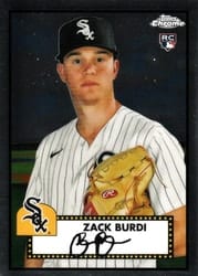 2021 Topps Chrome Platinum Anniversary Base Set Zack Burdi #108 card