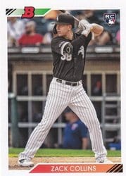 2020 Bowman Heritage Base Set Zack Collins #48 card