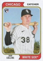 2020 Topps Archives Base Set Zack Collins #140 card