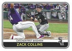 2020 Topps Big League Base Set Zack Collins #34 card