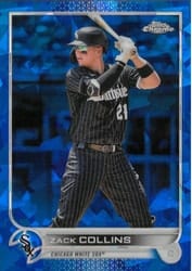 2022 Topps Chrome Sapphire Edition Base Set Zack Collins #351 card