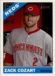 2015 Topps Heritage Base Set Zack Cozart #370 card