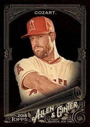 2018 Topps Allen & Ginter X Base Set Zack Cozart #188 card