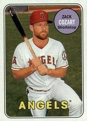 2018 Topps Heritage Base Set Zack Cozart #447 card