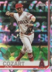 2019 Topps Chrome Sapphire Edition Base Set Zack Cozart #204 card