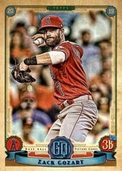 2019 Topps Gypsy Queen Base Set Zack Cozart #229 card