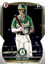2023 Bowman Prospects Zack Gelof #BP-1 card