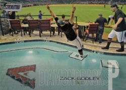 2018 Stadium Club Base Set Zack Godley #9 card