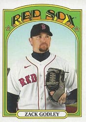 2021 Topps Heritage Base Set Zack Godley #345 card
