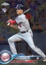 2018 Topps Chrome Base Set Zack Granite #154 card