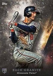 2018 Topps Inception Base Set Zack Granite #67 card
