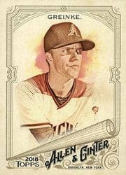 2018 Topps Allen & Ginter Base Set Zack Greinke #150 card