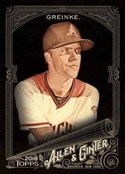 2018 Topps Allen & Ginter X Base Set Zack Greinke #150 card