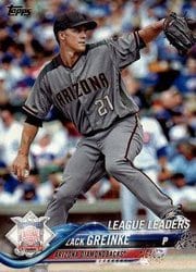 2018 Topps Base Set Zack Greinke #146 card