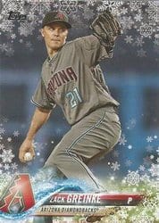 2018 Topps Holiday Base Set Zack Greinke #HMW68 card