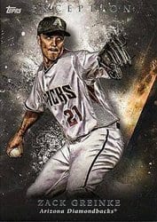 2018 Topps Inception Base Set Zack Greinke #11 card