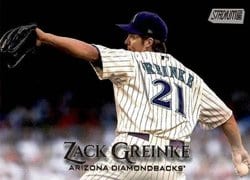2019 Stadium Club Base Set Zack Greinke #15 card