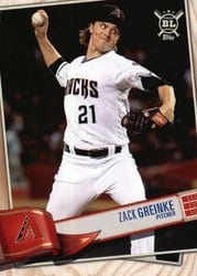 2019 Topps Big League Base Set Zack Greinke #162 card