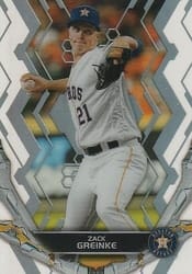 2019 Topps High Tek Base Set Zack Greinke #63 card