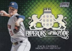 2020 Stadium Club Chrome Emperors of the Zone Zack Greinke #EOZ-10 card