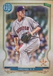2020 Topps Gypsy Queen Base Set Zack Greinke #7 card