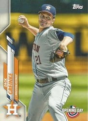2020 Topps Opening Day Base Set Zack Greinke #121 card
