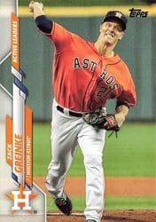 2020 Topps Update Base Set Zack Greinke #U-191 card