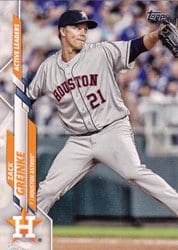 2020 Topps Update Base Set Zack Greinke #U-219 card