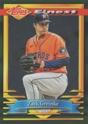 2021 Finest Flashbacks Base Set Zack Greinke #193 card