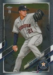 2021 Topps Chrome Ben Baller Edition Base Set Zack Greinke #154 card