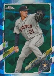 2021 Topps Chrome Sapphire Edition Base Set Zack Greinke #463 card