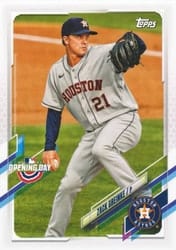 2021 Topps Opening Day Base Set Zack Greinke #114 card