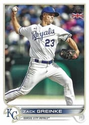 2022 Topps UK Edition Base Set Zack Greinke #85 card