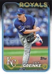 2024 Topps Base Set Zack Greinke #610 card