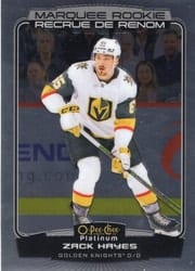 2022-23 O-Pee-Chee Platinum Base Set Zack Hayes #230 card