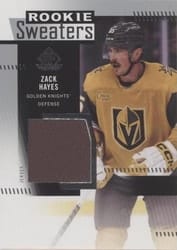 2022-23 SP Game Used Rookie Sweaters Zack Hayes #RS-ZH card