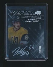 2022-23 SPx UD Black Lustrous Rookie Signatures Zack Hayes #LS-ZH card
