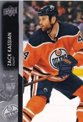 2021-22 Upper Deck Base Set Zack Kassian #322 card