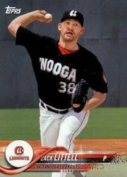 2018 Topps Pro Debut Base Set Zack Littell #61 card