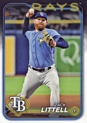 2024 Topps Update Base Set Zack Littell #US139 card