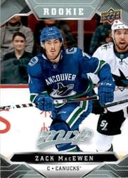 2019-20 Upper Deck MVP Base Set Zack MacEwen #246 card