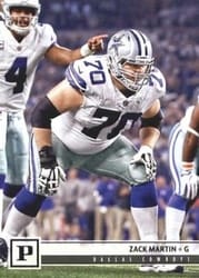 2018 Panini Base Set Zack Martin #78 card