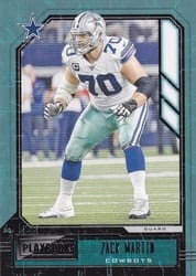 2020 Panini Playbook Base Set Zack Martin #52 card